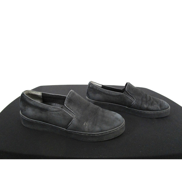 Vionic Black Suede Casual Slip On Loafer Sneaker Shoes Women Sz 7.5 - Picture 1 of 11